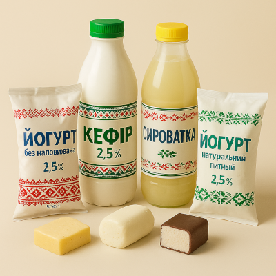 Йогурты, кефир, сыворотка